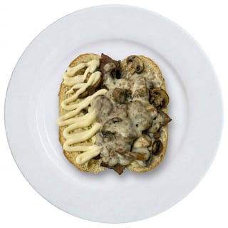 Mushroom Cheesesteak Hoagie