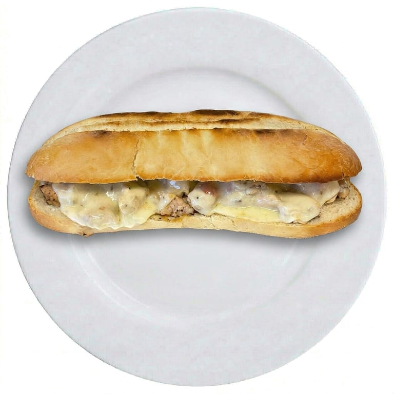 Delicious Cheesesteak Hoagie