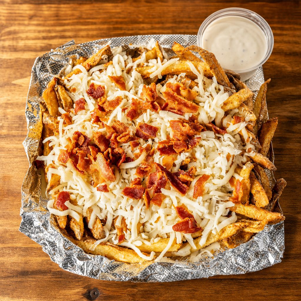 Bacon Ranch Cheese Fries.