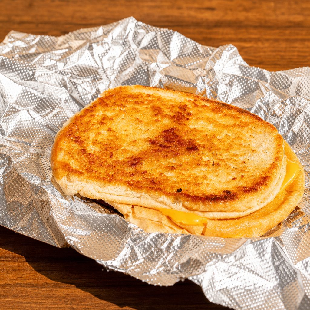 Grilled Cheese Burger.